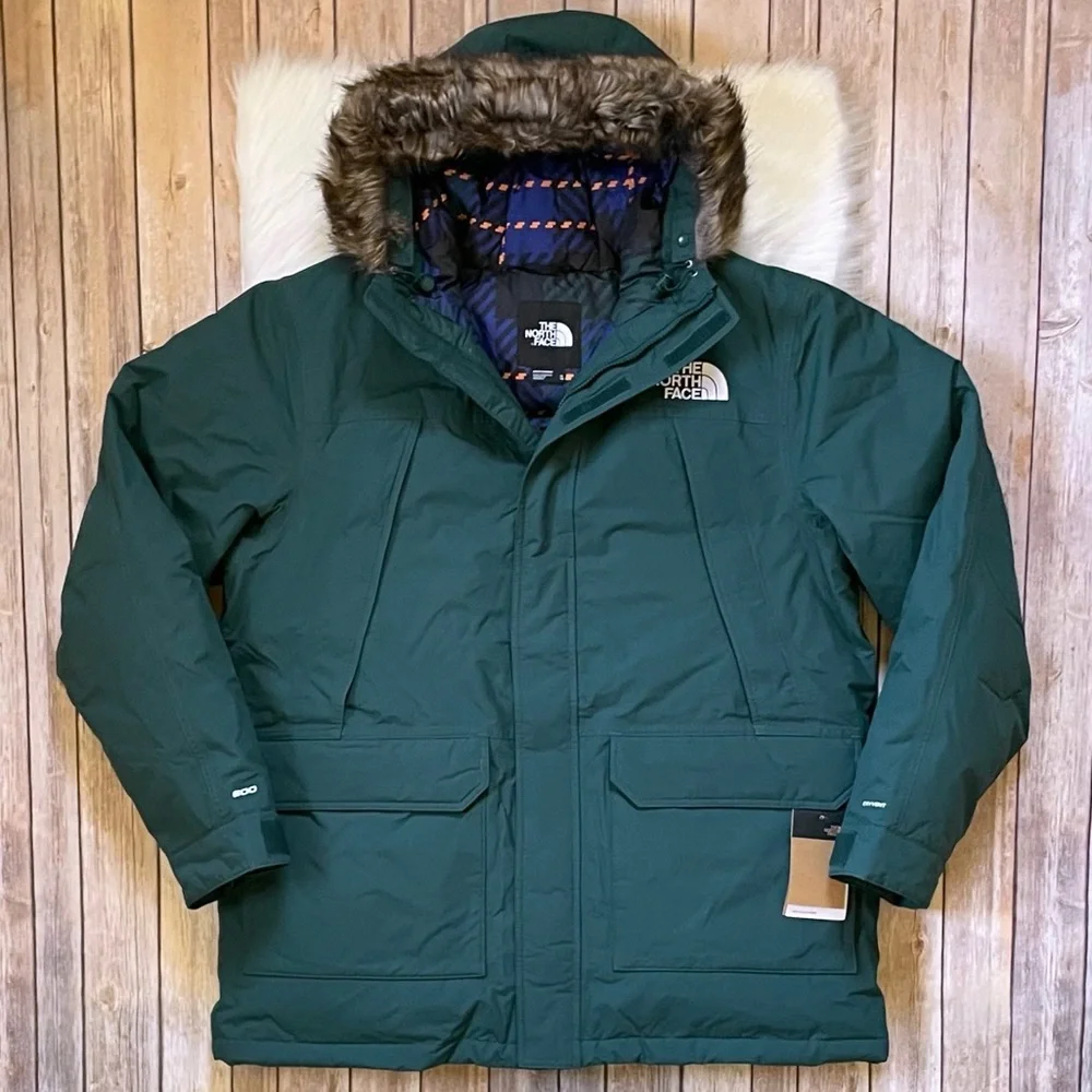 The North Face Men’s McMurdo Waterproof Parka In Ponderosa Green - Picture 1 of 10